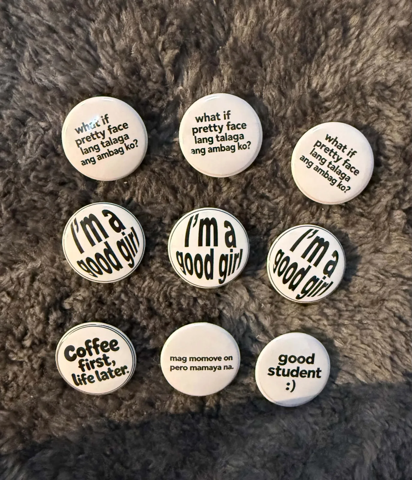 Quote pins