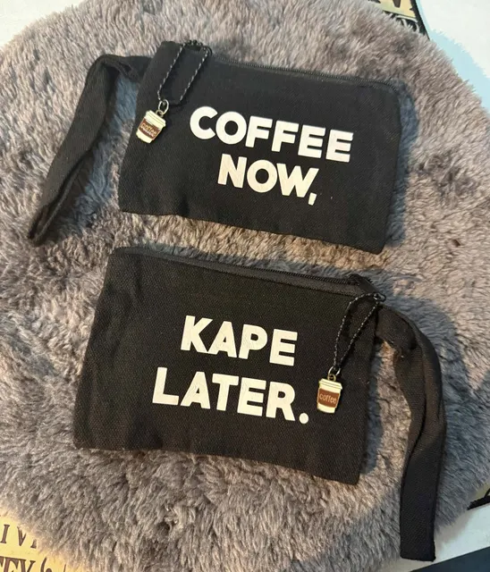 Coffee now / Kape later pouch