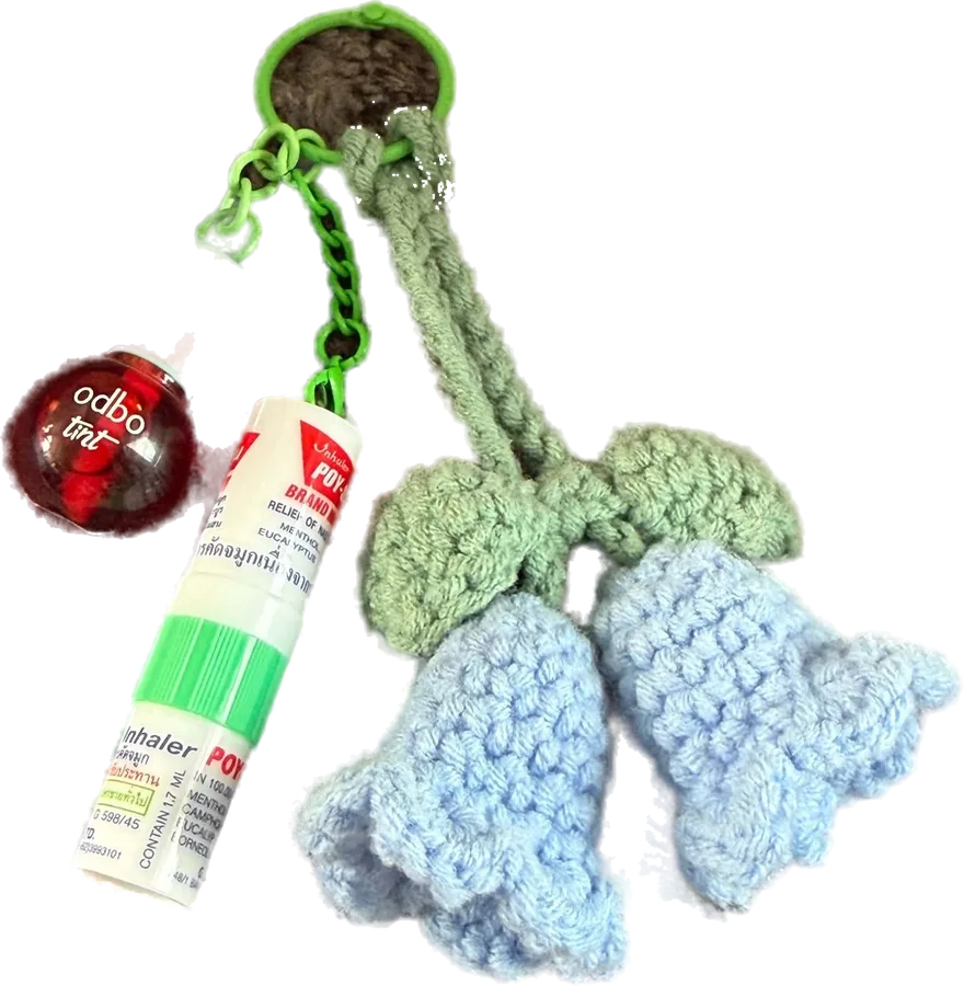 Crochet bluebells keychain, photo 2