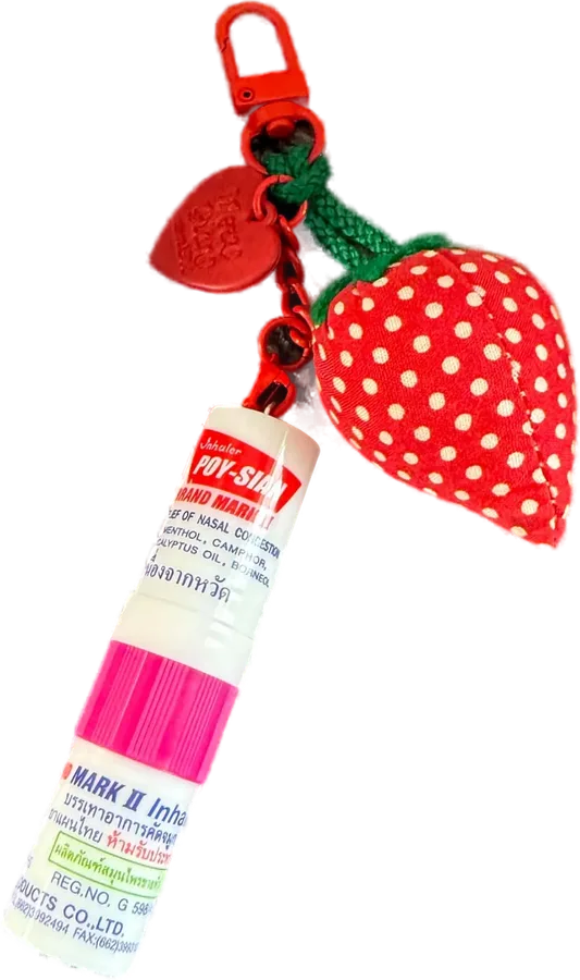 Strawberry inhaler charm, photo 2